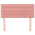 Cabecero de terciopelo rosa 90x5x78/88
