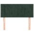 Cabecero de terciopelo verde oscuro 100x5x78/88