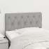 Cabecero de tela gris claro 80x7x78/88