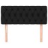 Cabecero de tela negro 90x7x78/88