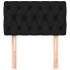 Cabecero de tela negro 80x7x78/88