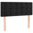 Cabecero de terciopelo negro 100x5x78/88