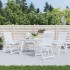 Cojines de silla 4 uds tela Oxford estampado hojas 50x50x7