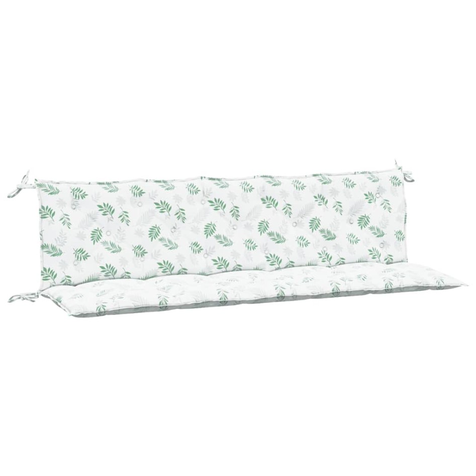 Cojines de banco de jardín 2 uds tela Oxford estampado de