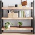 Estante de pared madera maciza roble sin tratar 120x50x(2-6)