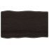 Tablero mesa madera tratada borde vivo marrón 100x60x(2-4)