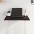 Tablero mesa madera tratada borde vivo marrón 60x40x(2-4)