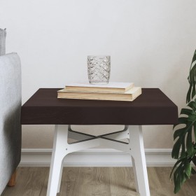 Tablero mesa madera tratada borde vivo marrón 40x40x(2-6)