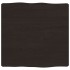Tablero mesa madera tratada borde vivo marrón 40x40x(2-6)