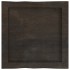 Tablero mesa madera tratada borde vivo marrón 40x40x(2-6)
