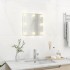 Espejo de pared con luces LED cuadrado de