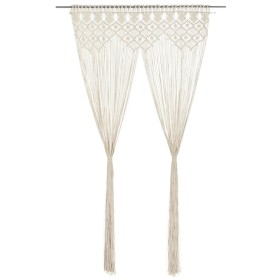 Cortina de macramé algodón 140x240