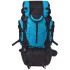 Mochila de senderismo XXL negro y azul 75