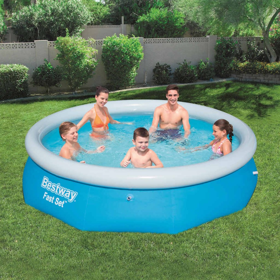 Bestway Piscina redonda inflable Fast Set 57266 305x76