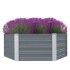 Jardinera elevada 129x129x46 cm acero galvanizado