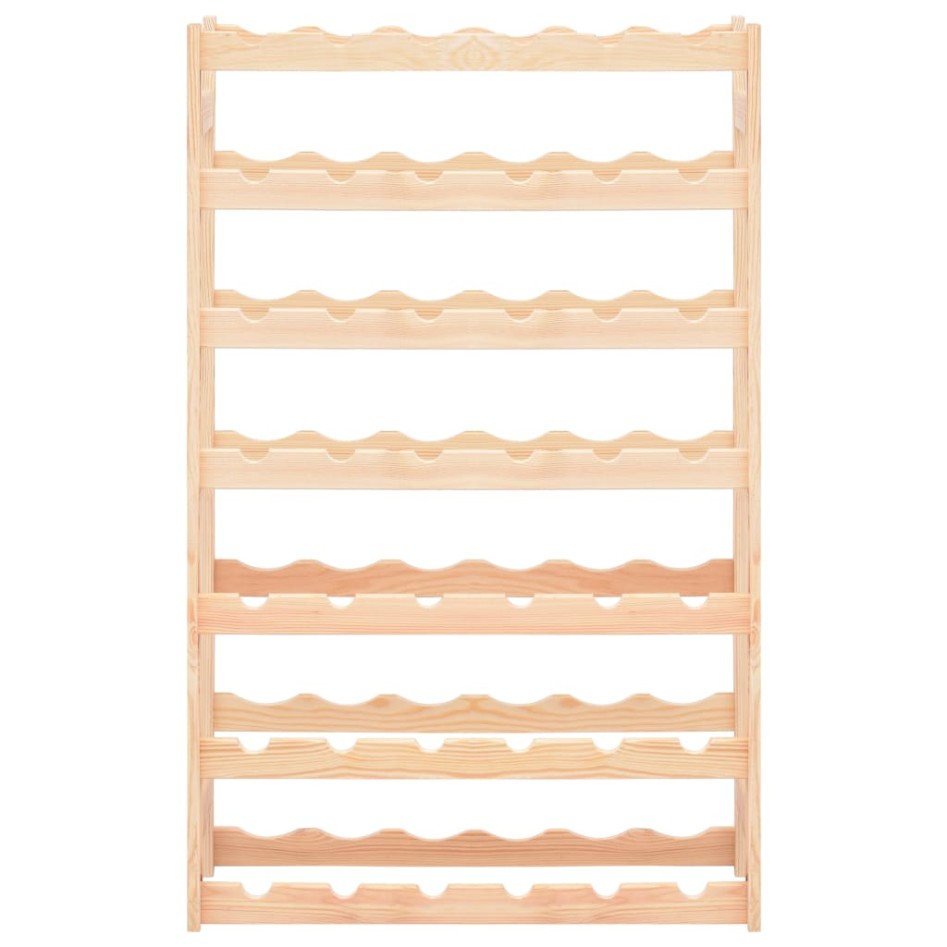 Botellero para 42 botellas de madera de