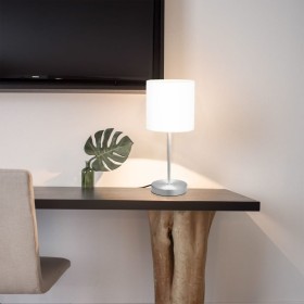 Lámparas de mesa táctiles 2 unidades blanco