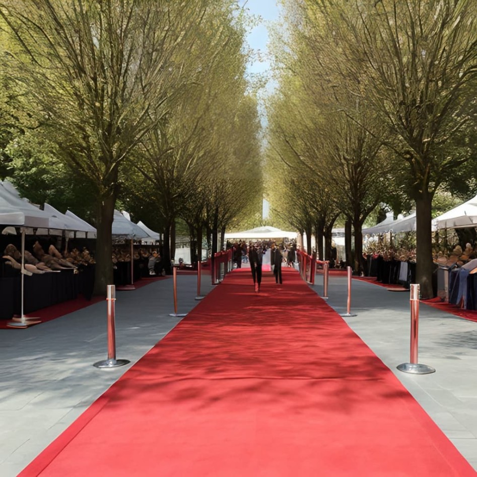 Alfombra para eventos roja 1x12