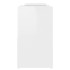 Mueble de TV madera contrachapada blanco brillante 104x30x52