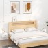 Mesitas de noche de pared 2 uds blanco brillante 35x35x20