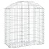 Cesta gaviones forma arco hierro galvanizado 100x50x100/120