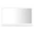 Espejo de baño madera contrachapada blanco 60x10,5x37