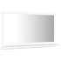 Espejo de baño madera contrachapada blanco 60x10,5x37