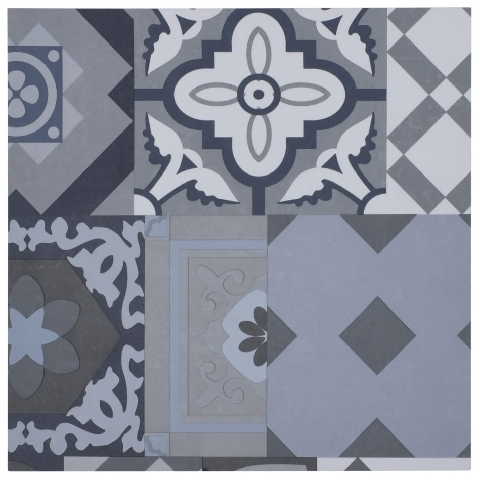 Tarimas autoadhesivas 20 uds PVC estampado coloreado 1,86