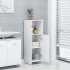 Armario de baño madera contrachapada blanco 30x30x95