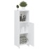 Armario de baño madera contrachapada blanco 30x30x95