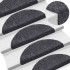 Alfombrilla escaleras 15ud tela punzonada gris oscuro