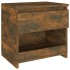 Mesitas de noche 2 uds madera contrachapada roble 40x30x39