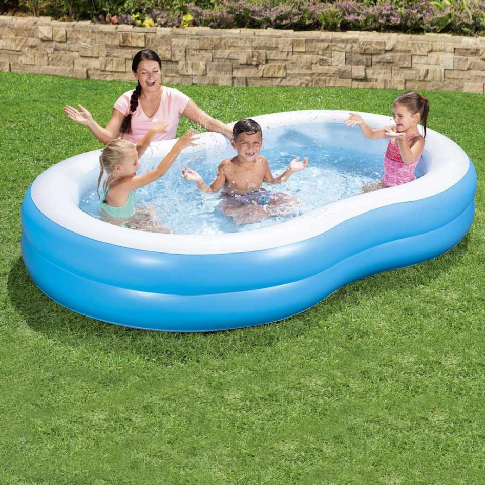 Bestway Piscina familiar Big Lagoon 262x157x46