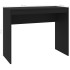 Escritorio de madera contrachapada negro 90x40x72