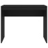 Escritorio de madera contrachapada negro 90x40x72
