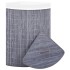 Cesto para la ropa sucia de esquina bambú gris 60