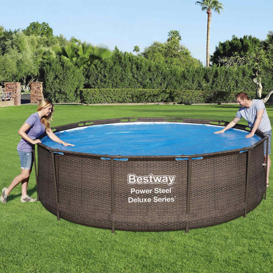 Bestway Cubierta solar para piscina Flowclear 356