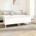 Mesas auxiliares 2 uds contrachapada blanco brillo 50x46x35