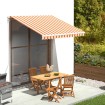 Tela de repuesto para toldo amarillo y naranja 3x2,5 m