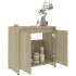 Armario de baño madera contrachapada color roble 60x33x61