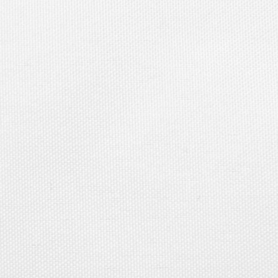 Toldo de vela trapezoidal tela oxford blanco 3/4x3