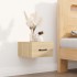 Mesitas de noche de pared 2 uds color roble Sonoma 35x35x20