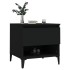 Mesas auxiliares 2 uds madera contrachapada negro 50x46x50