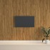 Paneles de pared con aspecto de madera PVC marrón 2,06