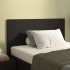 Cabecero de cama madera contrachapada negro 120x1,5x80