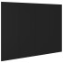 Cabecero de cama madera contrachapada negro 120x1,5x80