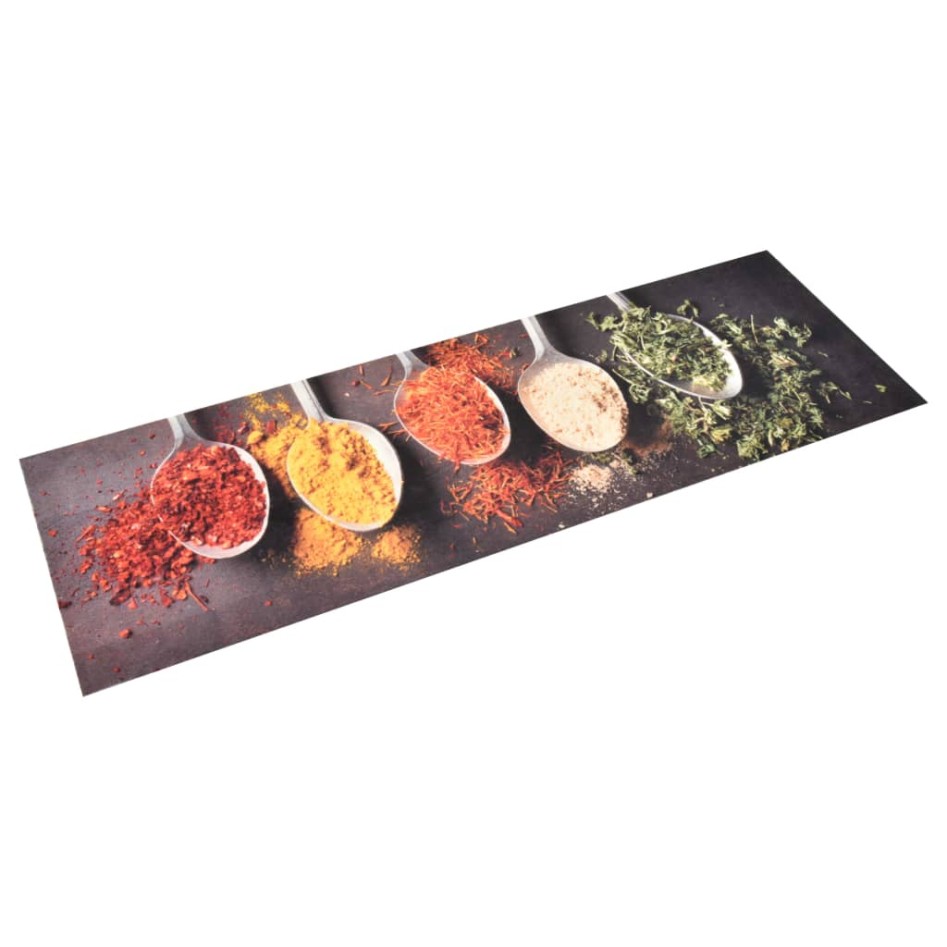 Alfombra de cocina lavable Spoons 60x180
