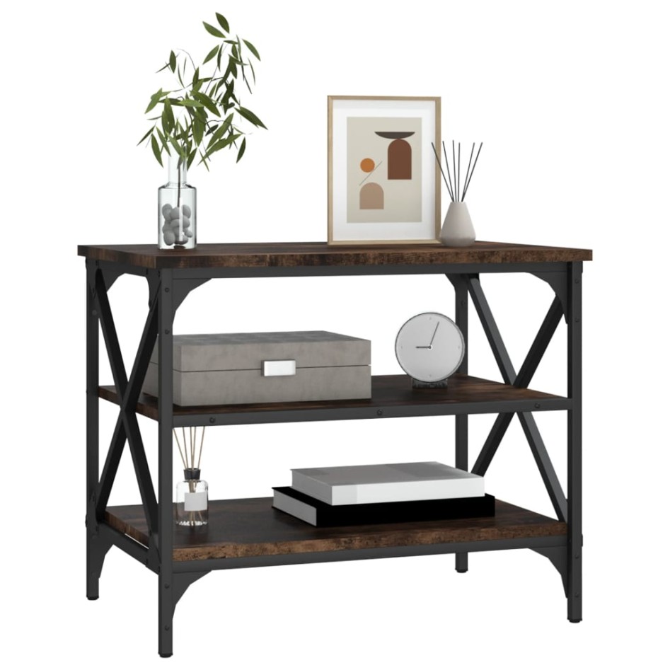 Mueble para TV madera contrachapada roble ahumado 60x40x50