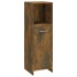 Armario de baño madera contrachapada roble ahumado 30x30x95