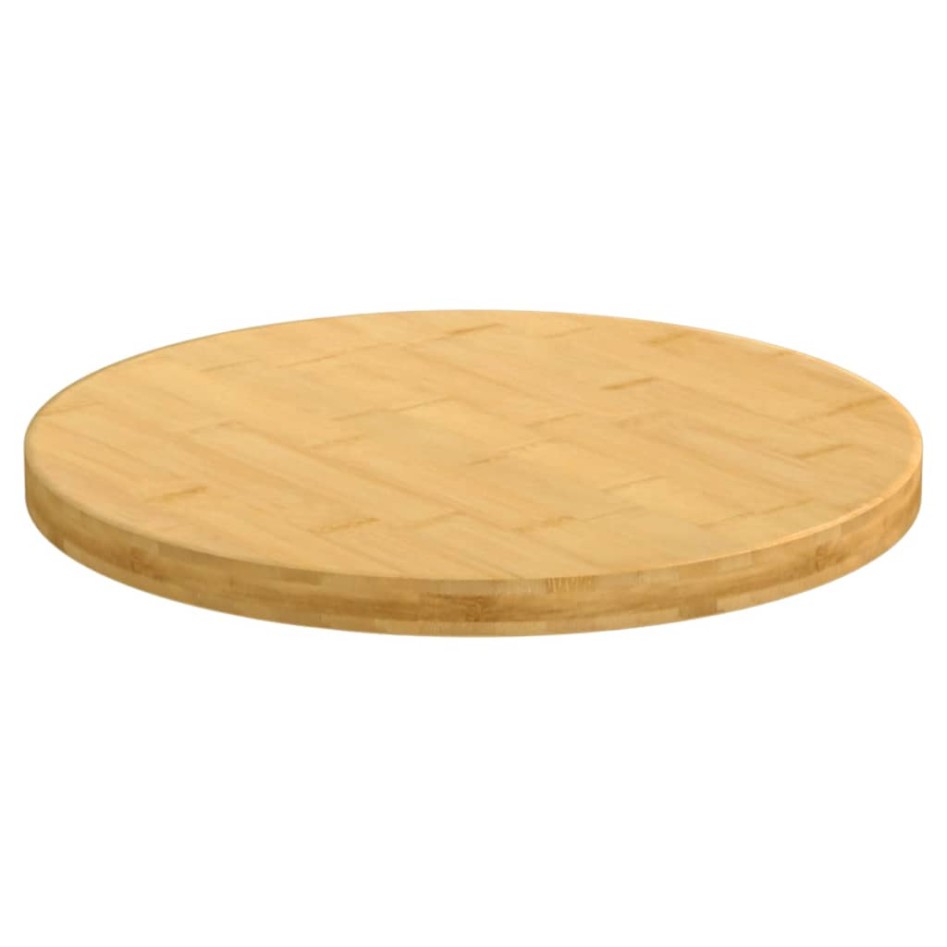 Tablero de mesa de bambú Ø50x2,5